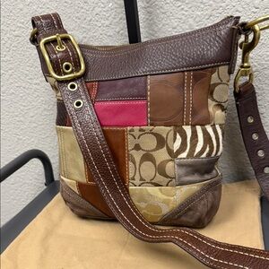 Coach Bleeker Patchwork Leather Crossbody Bag